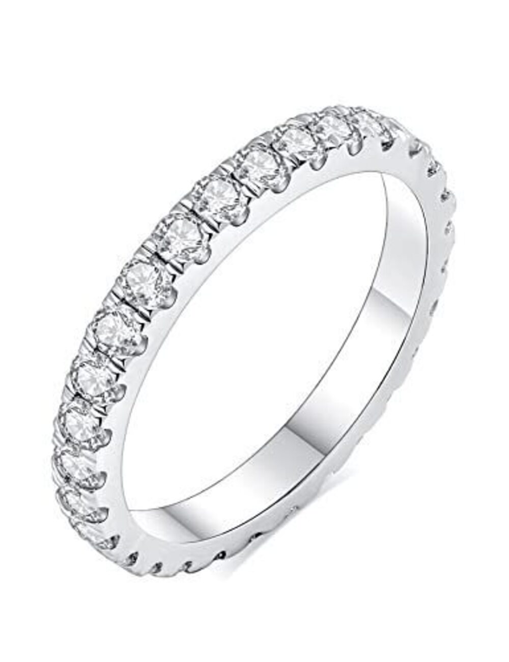 3736 Moissanite Wedding Band Wedding Rings 925 Sterling Silver Rings